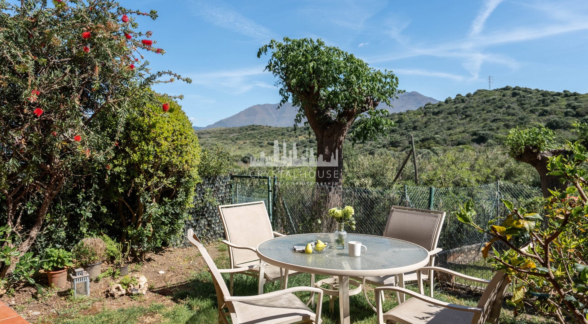 Elegant Coastal Living in Estepona – Corner Garden Apartment with Style &amp; Serenity in Costa Galera
