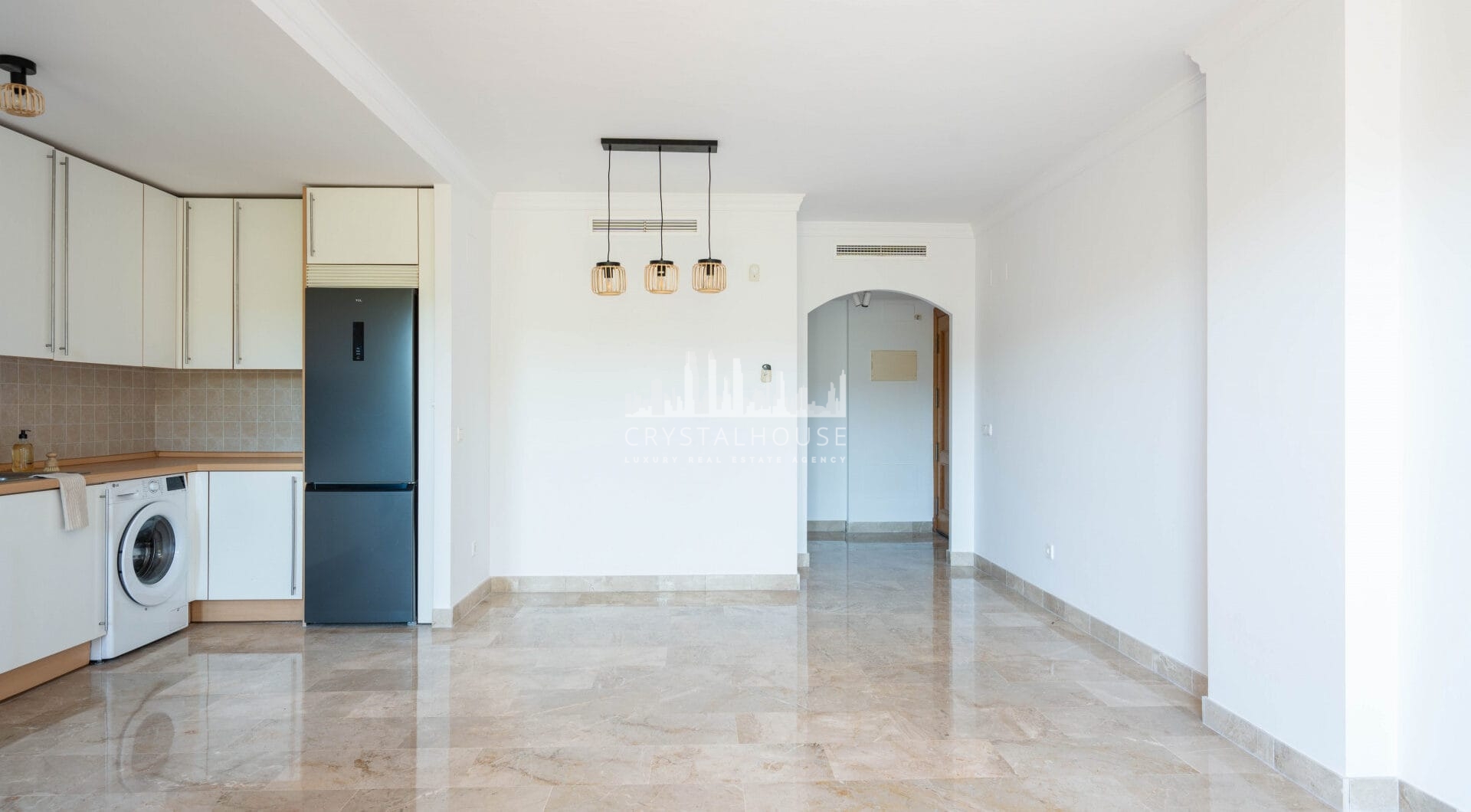 Elegant Coastal Living in Estepona – Corner Garden Apartment with Style &amp; Serenity in Costa Galera