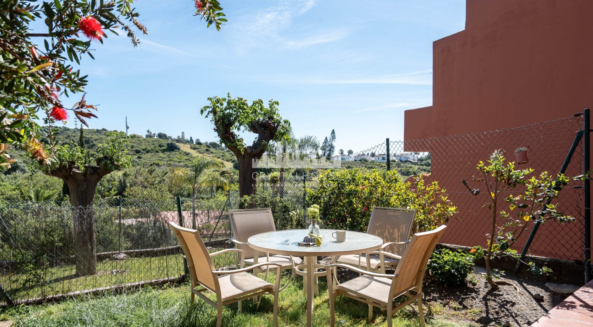Elegant Coastal Living in Estepona – Corner Garden Apartment with Style &amp; Serenity in Costa Galera
