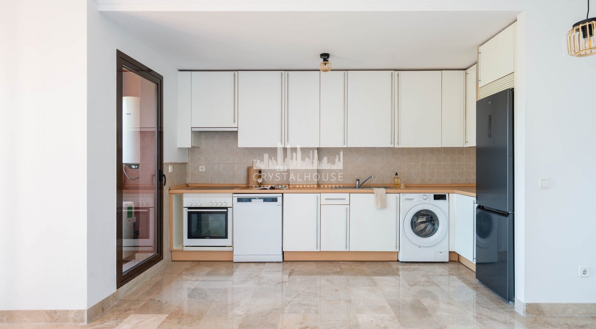 Elegant Coastal Living in Estepona – Corner Garden Apartment with Style &amp; Serenity in Costa Galera
