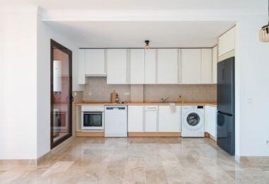 Elegant Coastal Living in Estepona – Corner Garden Apartment with Style &amp; Serenity in Costa Galera