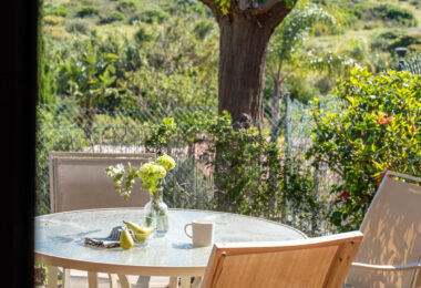 Elegant Coastal Living in Estepona – Corner Garden Apartment with Style &amp; Serenity in Costa Galera