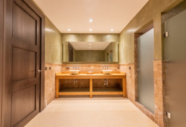 A superb villa built on an elevated site with outstanding panoramic views over golf courses to mountains and the sea.