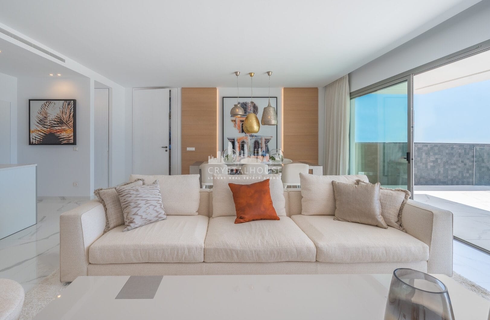 STUNNING CORNER MIDDLE FLOOR APARTMENT WITH PANORAMIC GOLF &amp; SEA VIEWS