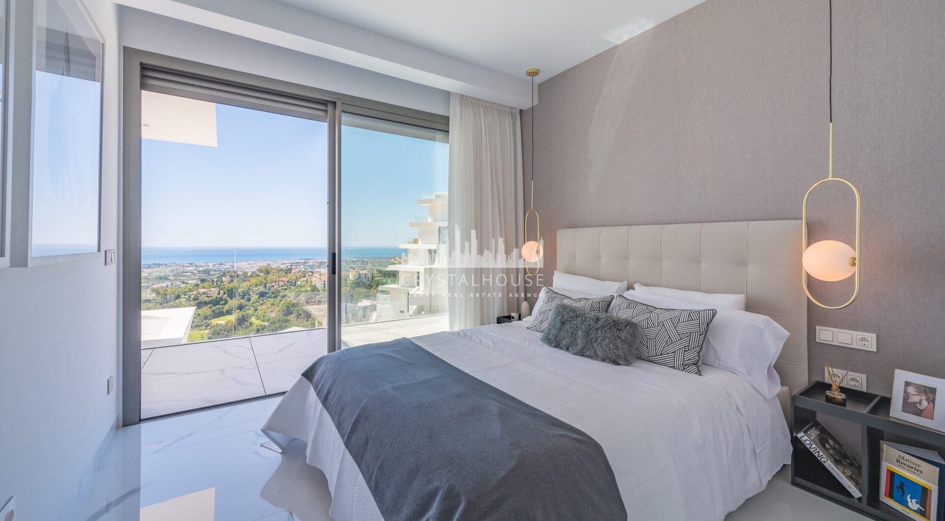 STUNNING CORNER MIDDLE FLOOR APARTMENT WITH PANORAMIC GOLF &amp; SEA VIEWS