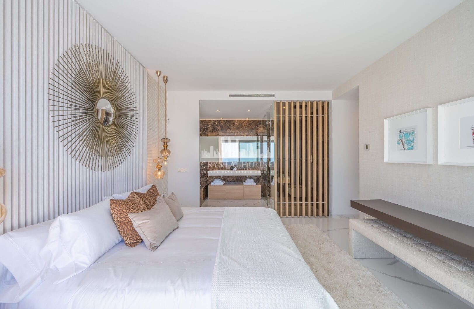 STUNNING CORNER MIDDLE FLOOR APARTMENT WITH PANORAMIC GOLF &amp; SEA VIEWS