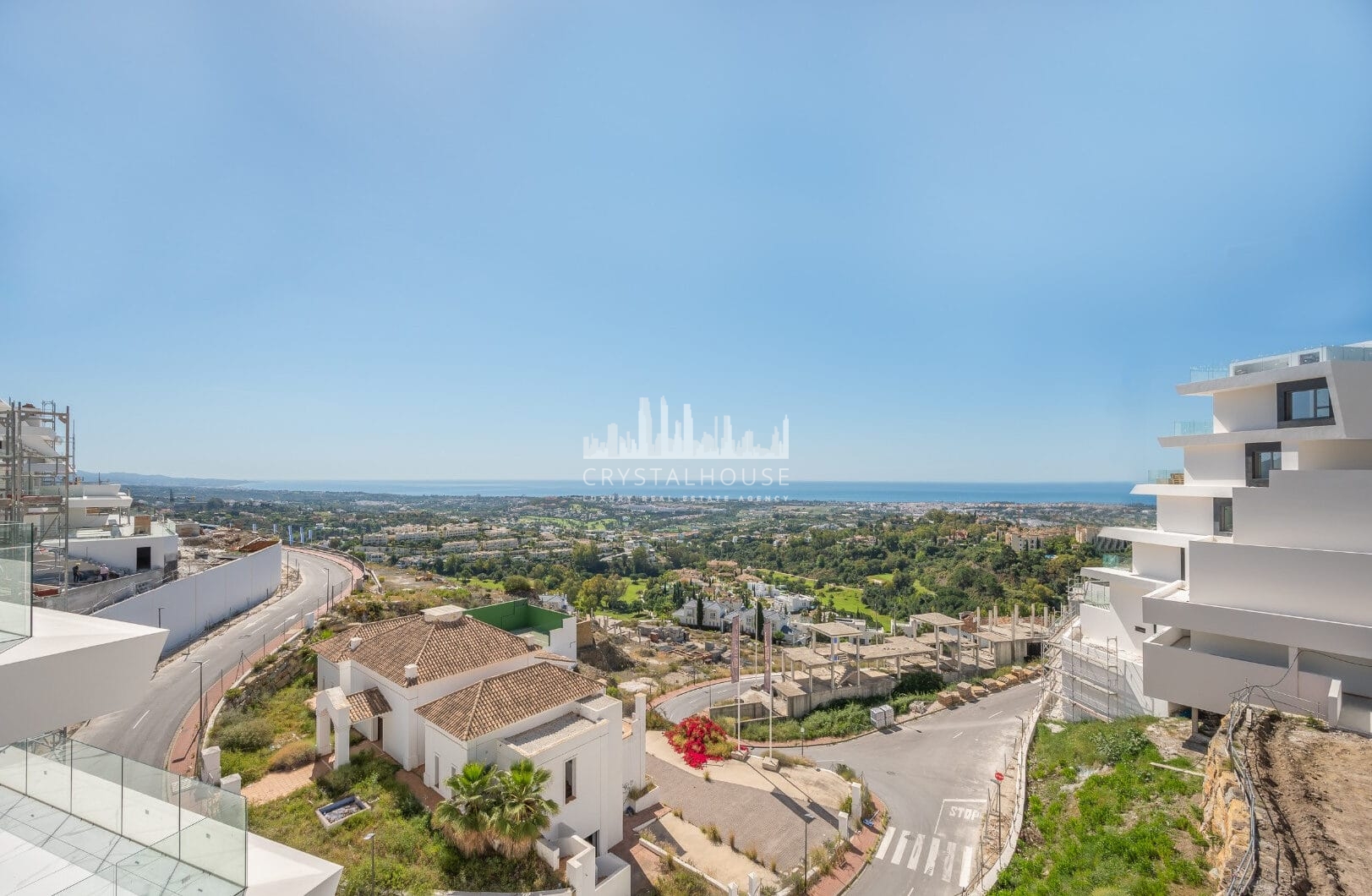 STUNNING CORNER MIDDLE FLOOR APARTMENT WITH PANORAMIC GOLF &amp; SEA VIEWS
