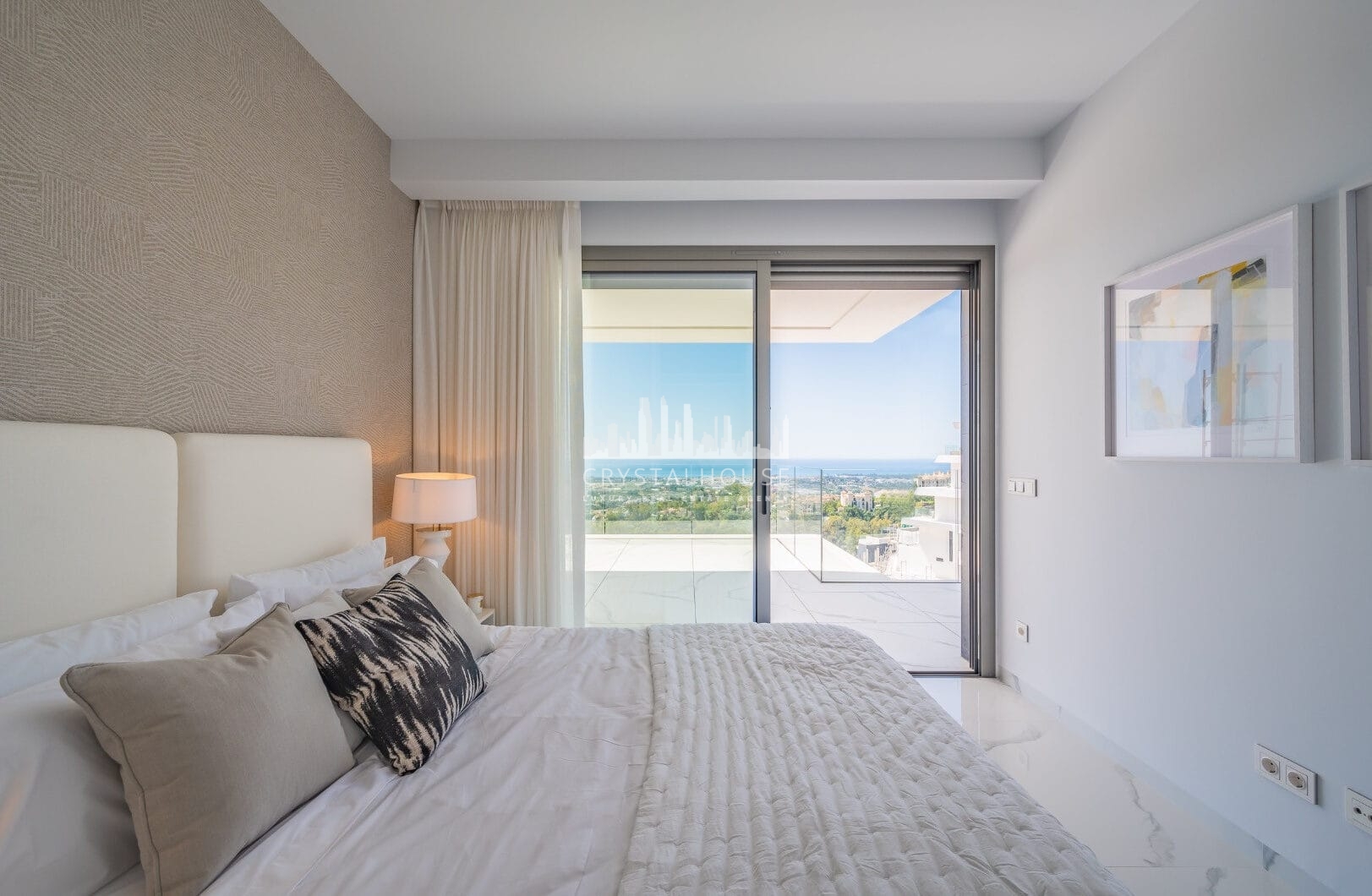 STUNNING CORNER MIDDLE FLOOR APARTMENT WITH PANORAMIC GOLF &amp; SEA VIEWS