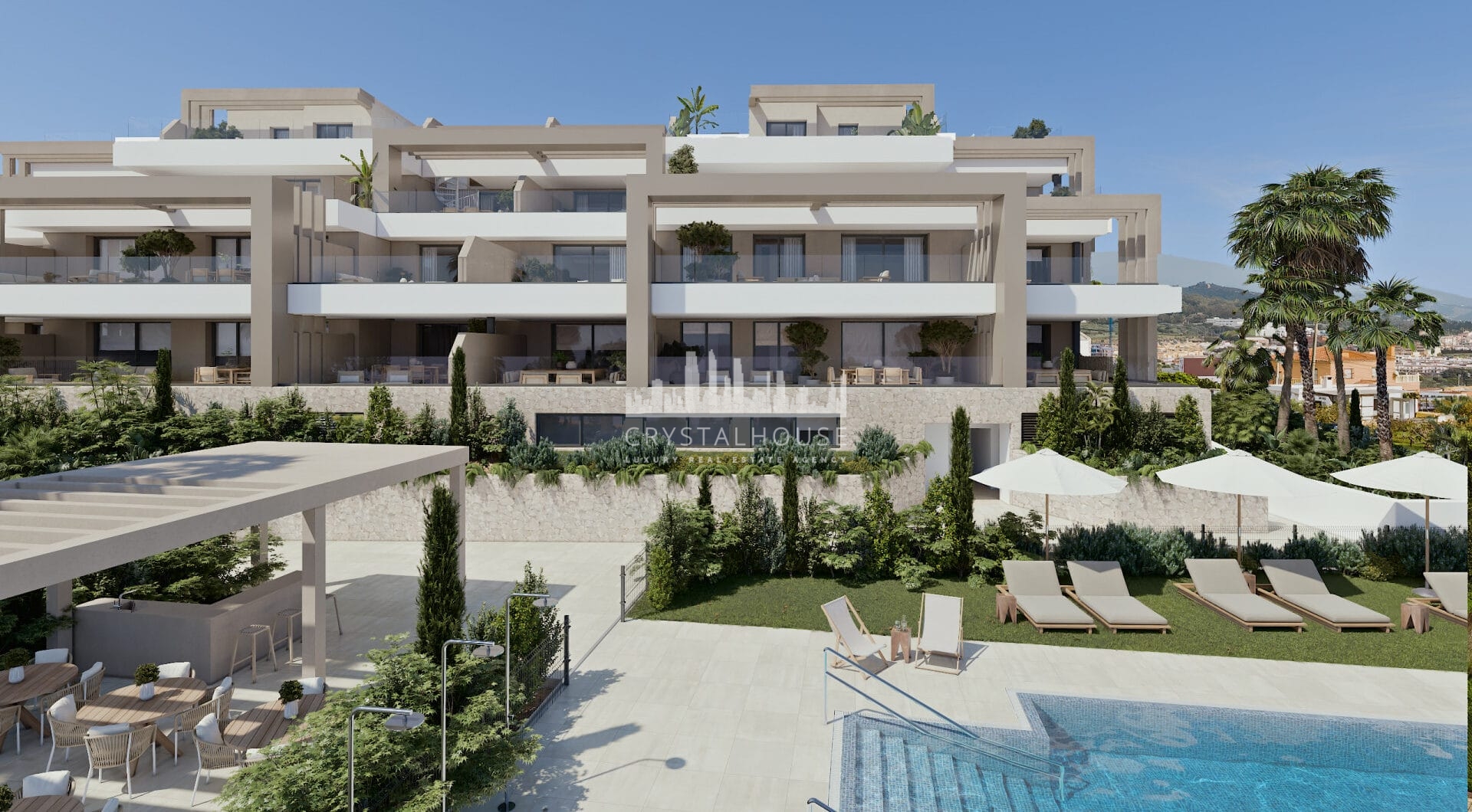 Las Mesas Infinity Homes, exceptional sea views in apartments and penthouses in Estepona.