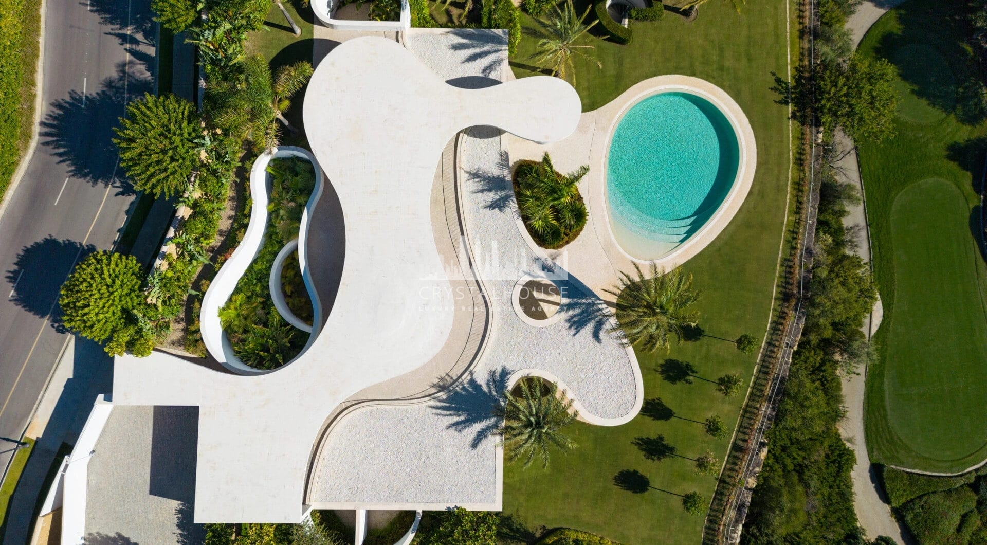 This prestigious villa stands as a testament to architectural ingenuity, capturing the essence of uniqueness and sophistication.