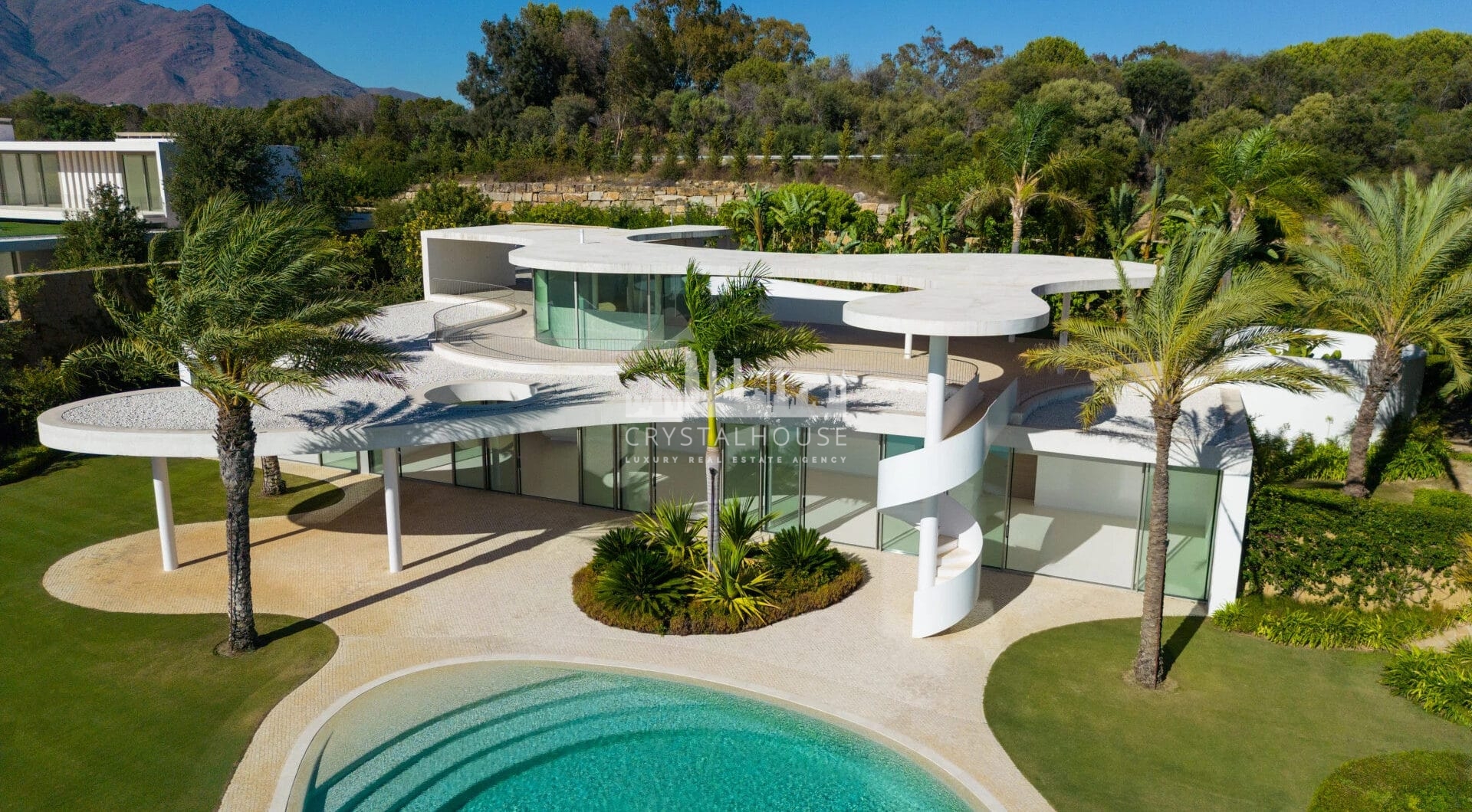 This prestigious villa stands as a testament to architectural ingenuity, capturing the essence of uniqueness and sophistication.