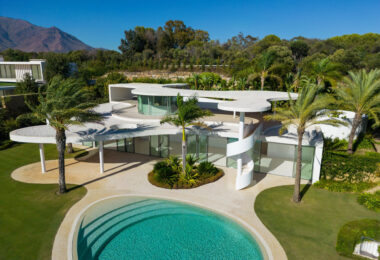 This prestigious villa stands as a testament to architectural ingenuity, capturing the essence of uniqueness and sophistication.