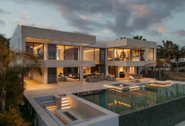 This modern luxury 4-bedroom villa is for sale in La Alquería, a peaceful area renowned for its serene ambiance and breathtaking scenery.