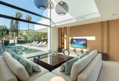 Villa Sirius is a modern villa located in the desirable area of Las Brisas, Nueva Andalucía.