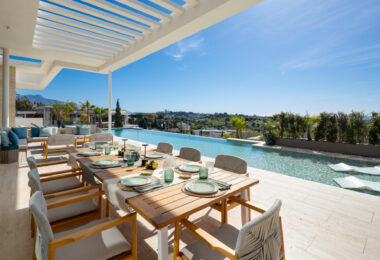 Introducing a brand-new modern villa located in the exclusive gated community of Los Flamingos, Benahavís.