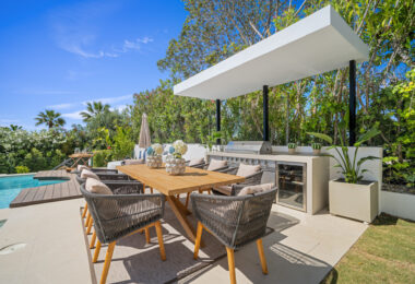 Boasting of unparalleled architecture and unrivalled construction quality, Villa 2000 offers sophisticated and contemporary living, sitting on a private plot within a secure community with breathtaking front-line panoramic views towards Los Naranjos Golf