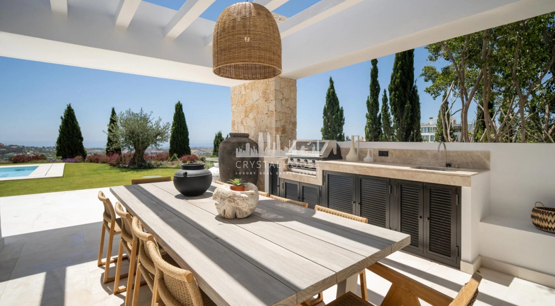 Villa Amara is a stunning new-build villa by the esteemed architect and interior design firm GC Studio.