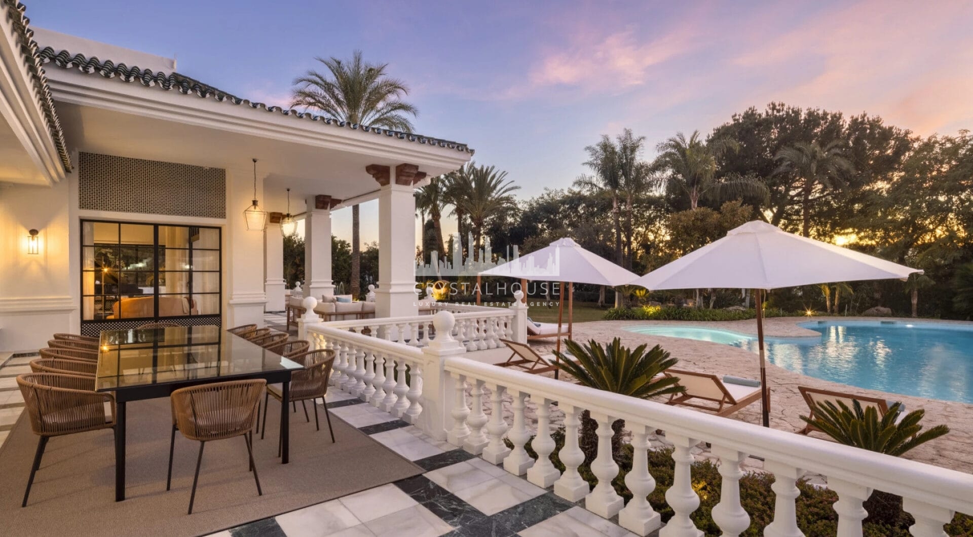 Alhambra Palace stands as an architectural masterpiece, seamlessly blending traditional Andalusian aesthetics with Moorish influences, creating a palatial residence that is both enchanting and evocative.