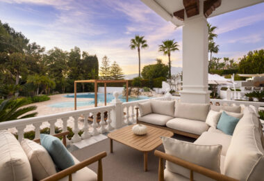 Alhambra Palace stands as an architectural masterpiece, seamlessly blending traditional Andalusian aesthetics with Moorish influences, creating a palatial residence that is both enchanting and evocative.