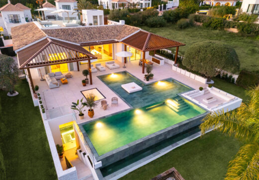 Nestled in the prestigious Golf Valley of Nueva Andalucía, Villa Olivia is a masterpiece of Mediterranean elegance infused with contemporary Balinese touches.