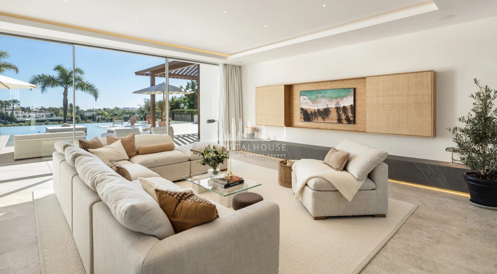 Nestled in the prestigious Golf Valley of Nueva Andalucía, Villa Olivia is a masterpiece of Mediterranean elegance infused with contemporary Balinese touches.