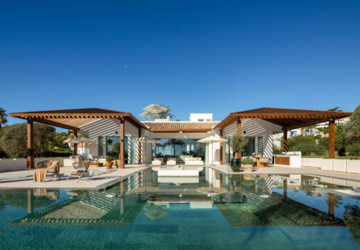 Nestled in the prestigious Golf Valley of Nueva Andalucía, Villa Olivia is a masterpiece of Mediterranean elegance infused with contemporary Balinese touches.