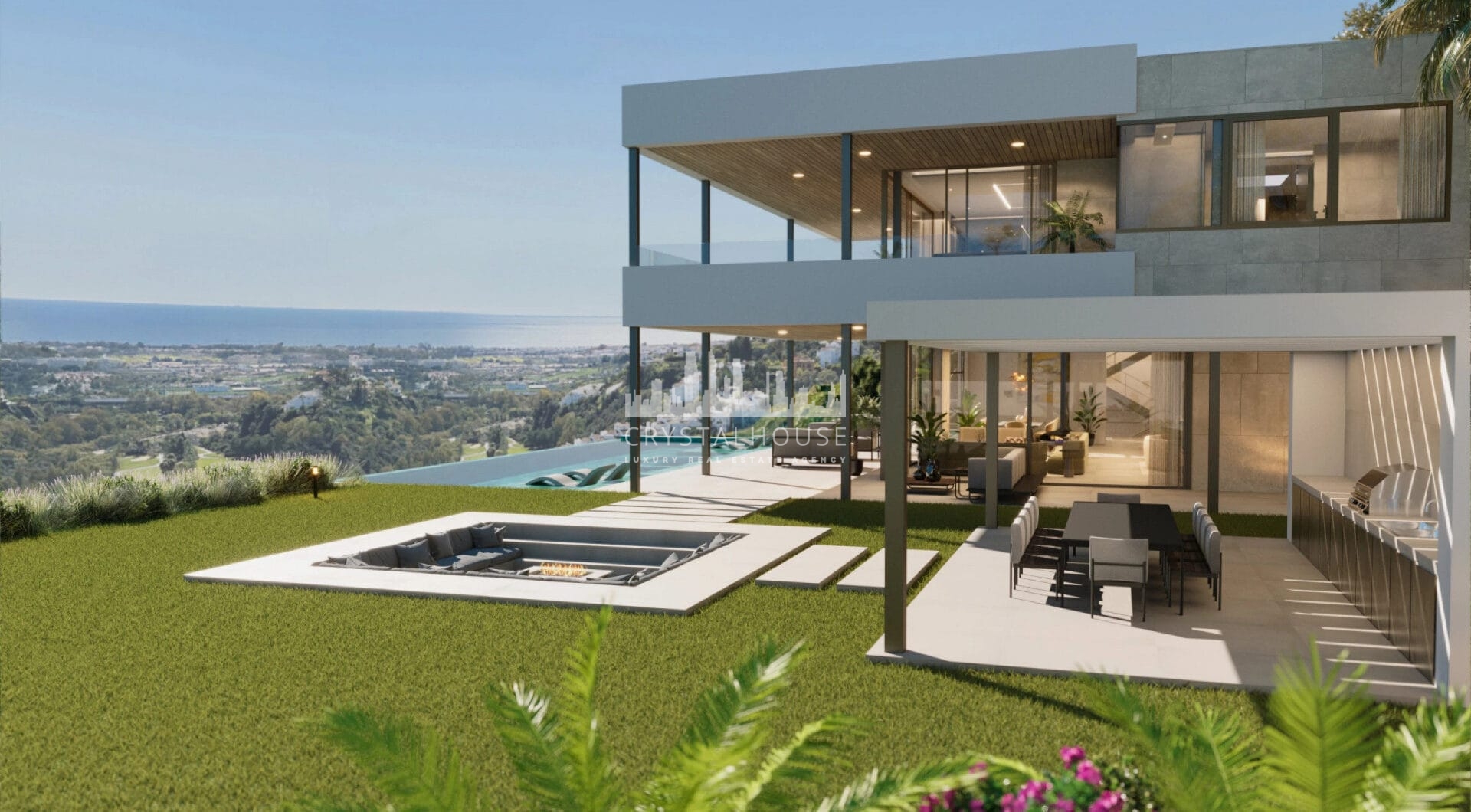 Positioned in the exclusive gated enclave of El Madroñal, Villa Tiffany epitomises modern sophistication and serene living.