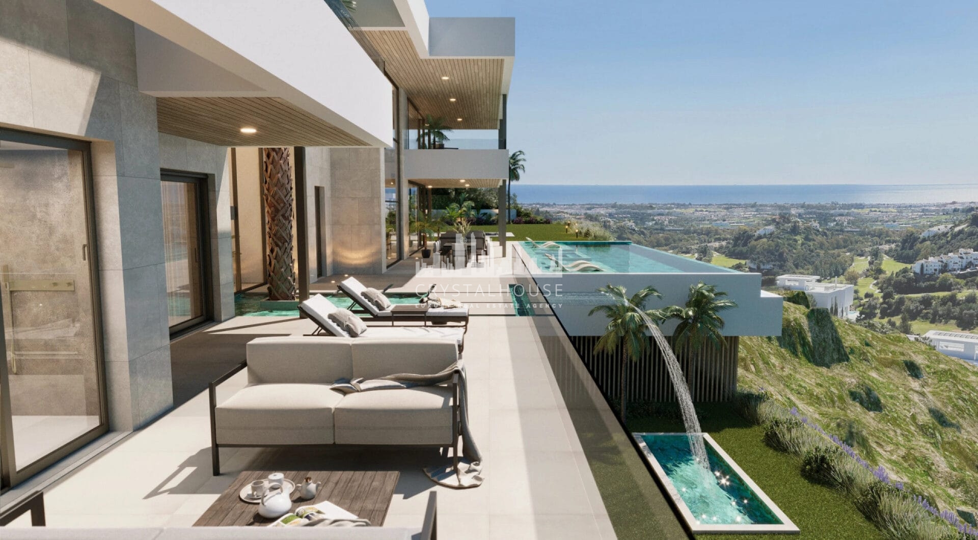 Positioned in the exclusive gated enclave of El Madroñal, Villa Tiffany epitomises modern sophistication and serene living.