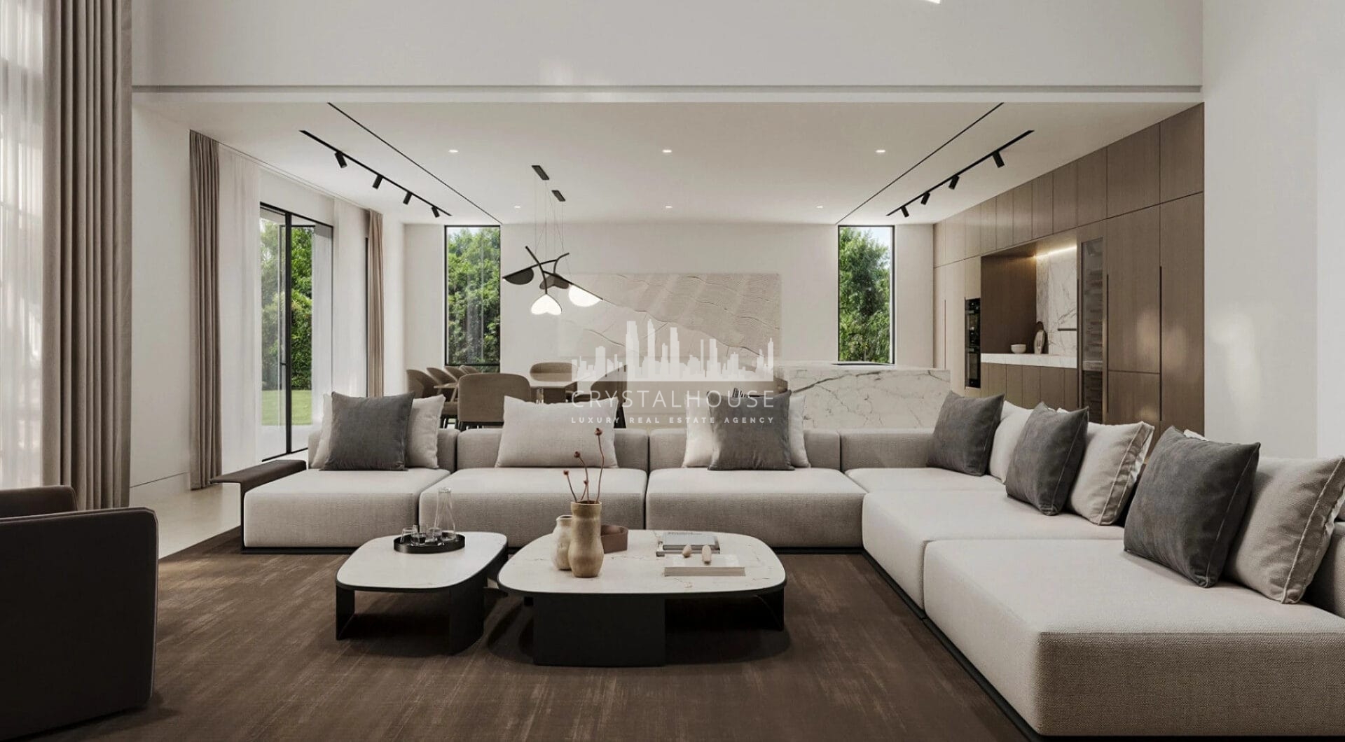 Located within the esteemed Rocio de Nagüeles, Villa Celestia stands as a representation of contemporary luxury living, just a stone's throw away from Marbella's renowned Golden Mile.