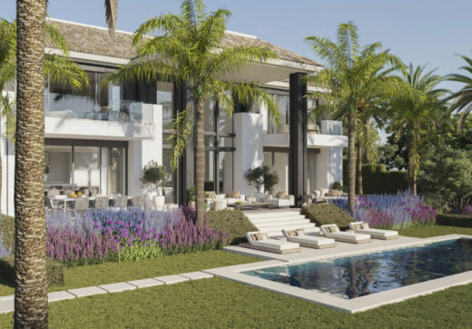 Located within the esteemed Rocio de Nagüeles, Villa Celestia stands as a representation of contemporary luxury living, just a stone's throw away from Marbella's renowned Golden Mile.