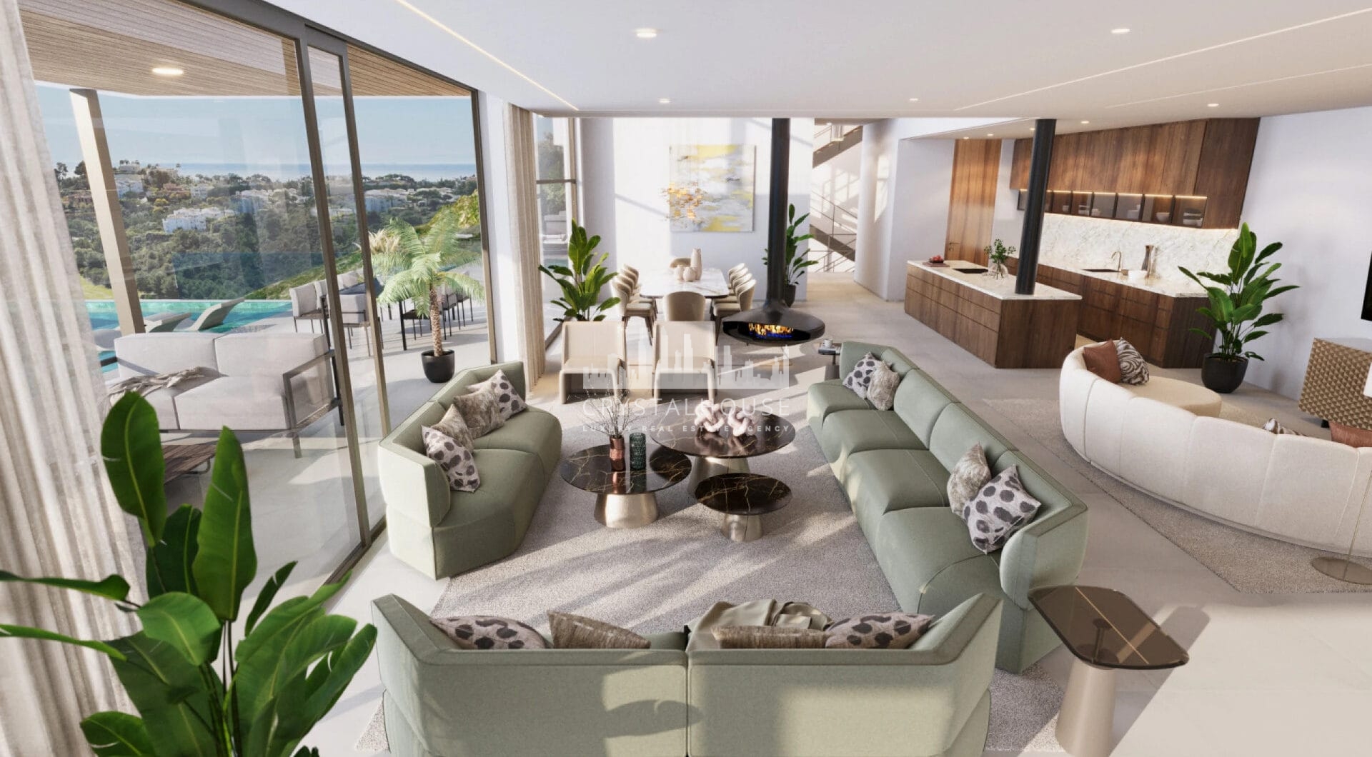 Nestled within the prestigious gated community of El Madroñal, Villa Hope offers an unparalleled blend of modern luxury and natural beauty.