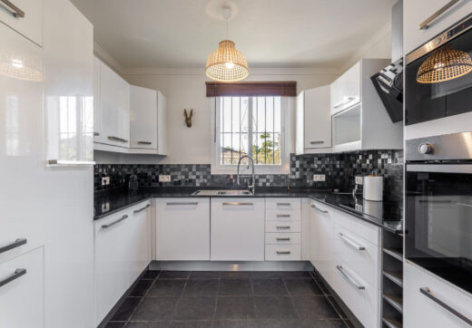Nestled in a quiet residential area just minutes from Estepona town and the coastline, Villa Jazu offers a refined sense of comfort across 3 carefully designed levels.