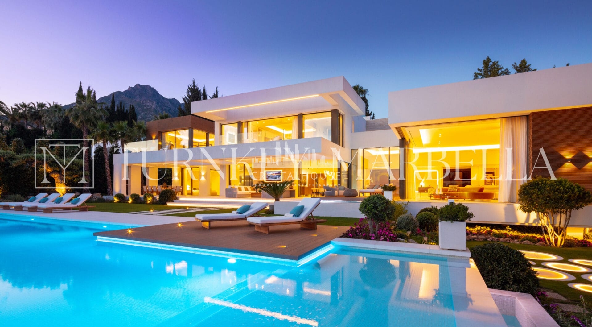 Set in the exclusive gated community of Sierra Blanca, Rossini 13 offers privacy, security, and panoramic sea views stretching to Gibraltar and the African coastline.