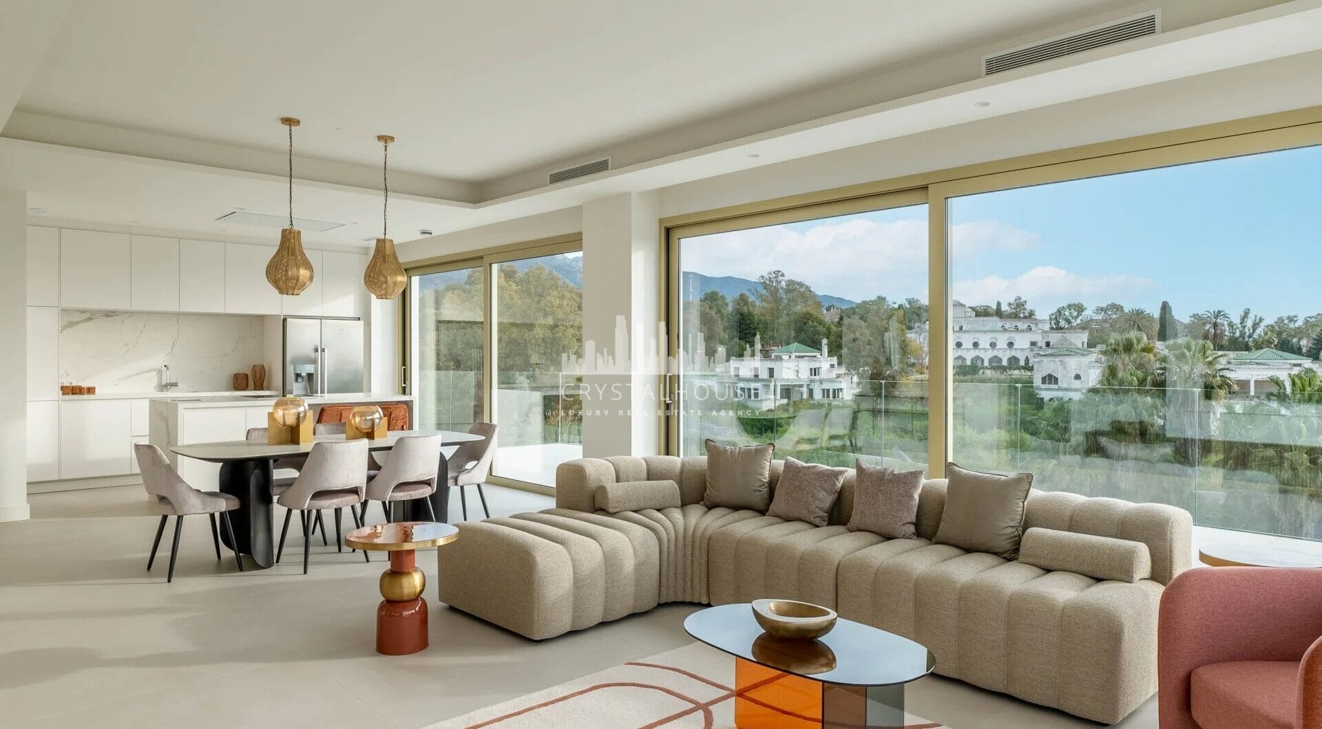Nestled within the prestigious and highly sought-after Benalús residential complex on Marbella’s Golden Mile, this stunning duplex penthouse redefines luxury living.