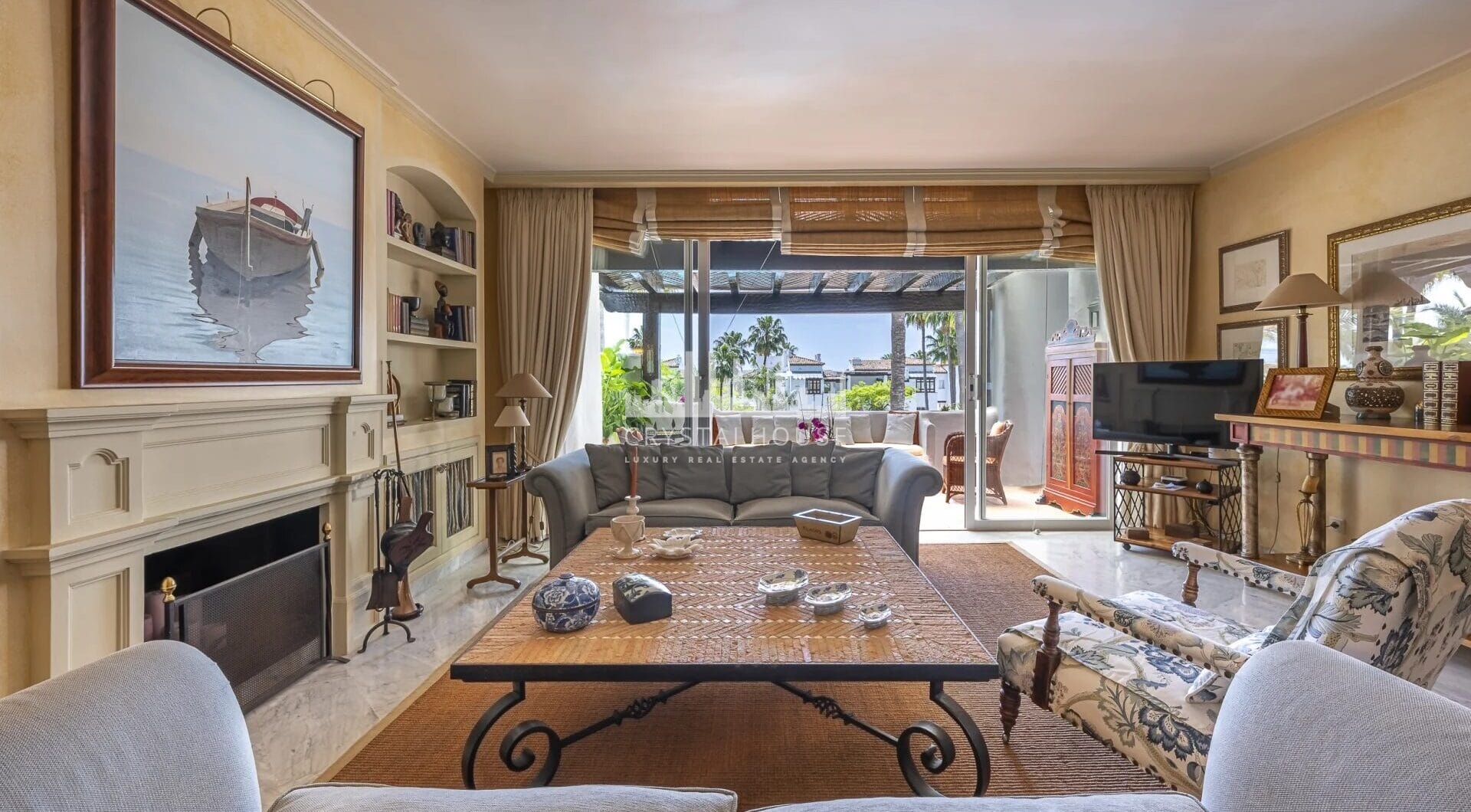 Located within the prestigious Persian Gardens of the renowned Puente Romano Resort on Marbella’s Golden Mile, this spacious three-bedroom duplex penthouse presents a rare opportunity to own a home with enduring charm and extraordinary potential.