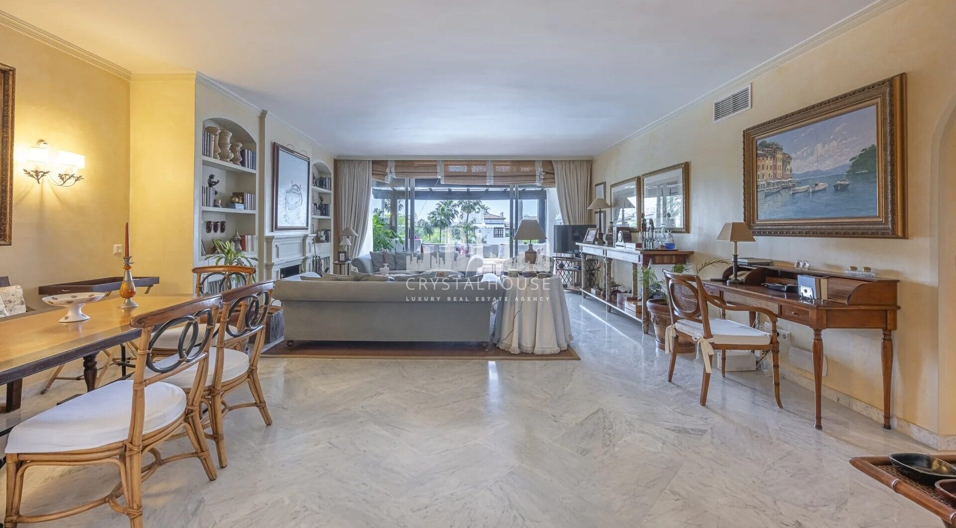 Located within the prestigious Persian Gardens of the renowned Puente Romano Resort on Marbella’s Golden Mile, this spacious three-bedroom duplex penthouse presents a rare opportunity to own a home with enduring charm and extraordinary potential.