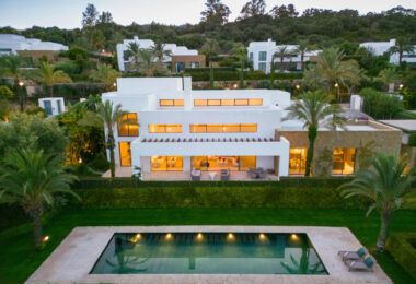 Nestled in the exclusive Green 10 are within the prestigious Finca Cortesin Resort, this magnificent villa showcases captivating architecture that offers a contemporary twist on golfside living.