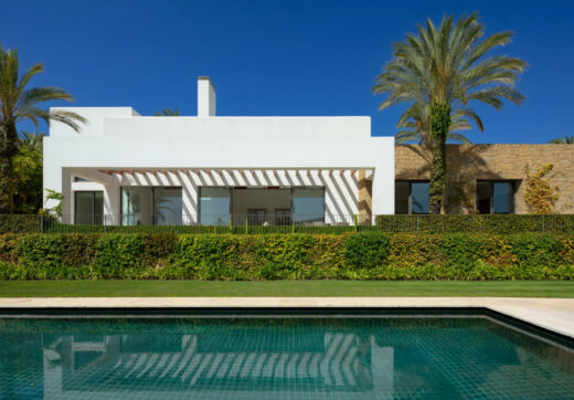 Nestled in the exclusive Green 10 are within the prestigious Finca Cortesin Resort, this magnificent villa showcases captivating architecture that offers a contemporary twist on golfside living.