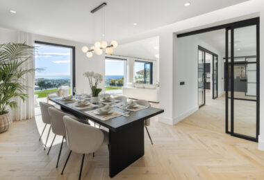 Villa Almira is a stunning property that offers breathtaking panoramic views of the Mediterranean Sea, La Concha mountain, and the surrounding countryside.