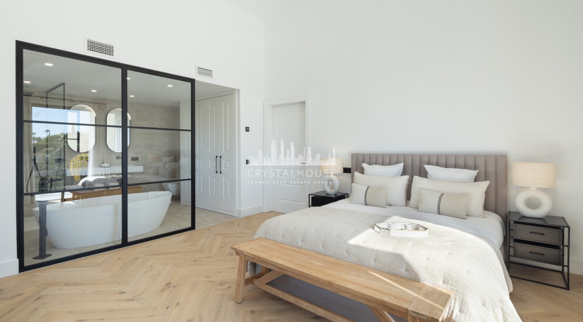 Villa Almira is a stunning property that offers breathtaking panoramic views of the Mediterranean Sea, La Concha mountain, and the surrounding countryside.