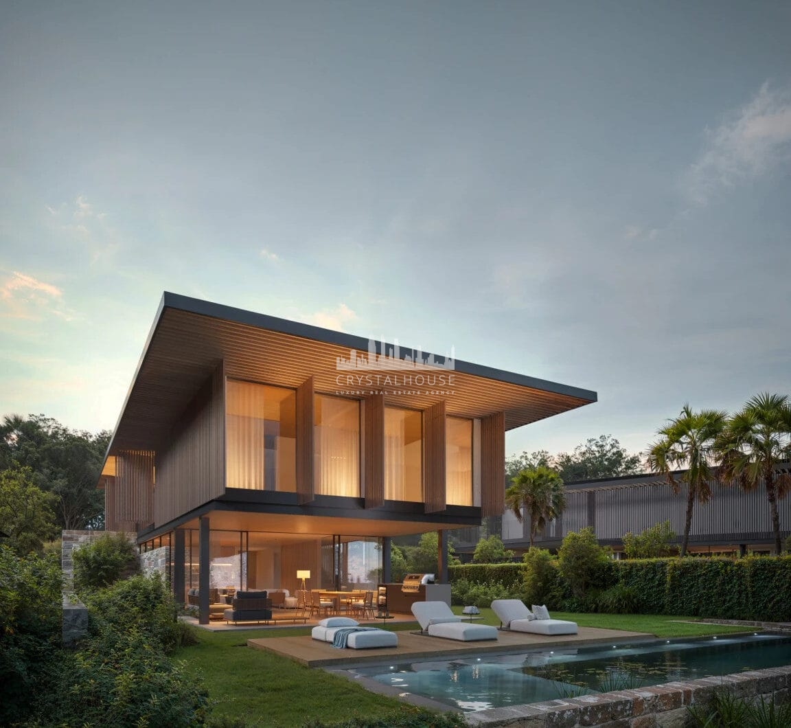 Situated in the exclusive neighbourhood of La Cerquilla, this exceptional modern villa, designed by Jacobsen Arquitectura, is currently under construction and promises to deliver a seamless fusion of contemporary elegance and natural beauty.