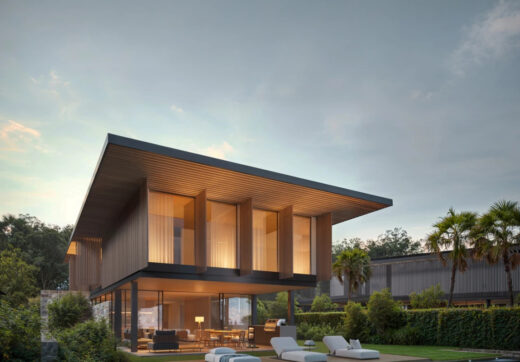 Situated in the exclusive neighbourhood of La Cerquilla, this exceptional modern villa, designed by Jacobsen Arquitectura, is currently under construction and promises to deliver a seamless fusion of contemporary elegance and natural beauty.