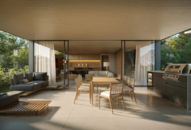 Situated in the exclusive neighbourhood of La Cerquilla, this exceptional modern villa, designed by Jacobsen Arquitectura, is currently under construction and promises to deliver a seamless fusion of contemporary elegance and natural beauty.