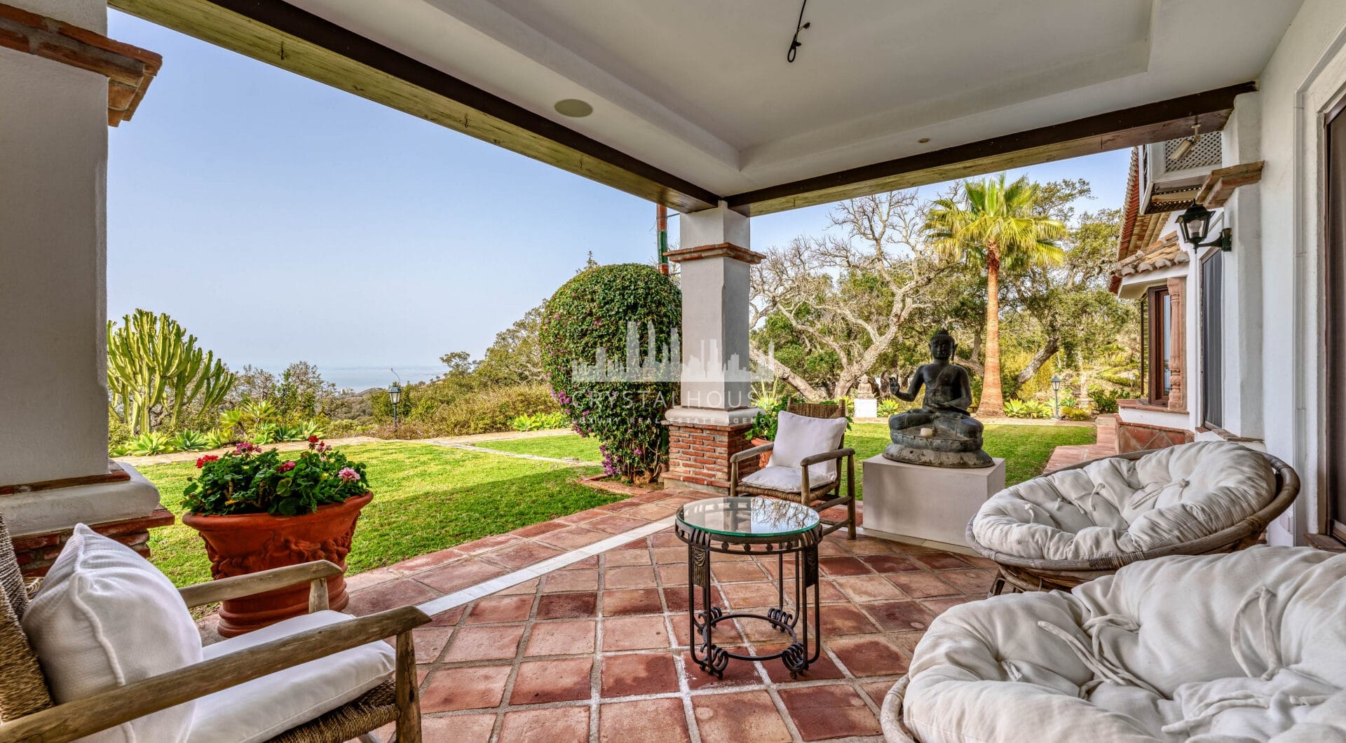 Astonishing 7-bedroom villa with panoramic sea views, private pool, and sprawling 5-hectare estate in La Mairena.