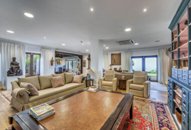 Astonishing 7-bedroom villa with panoramic sea views, private pool, and sprawling 5-hectare estate in La Mairena.