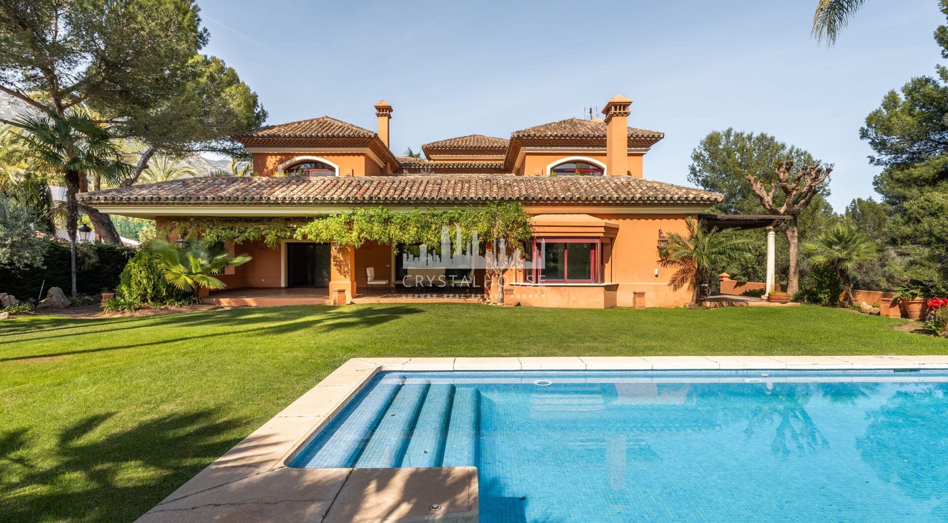 This villa is a masterpiece of Andalusian charm and sophisticated design.