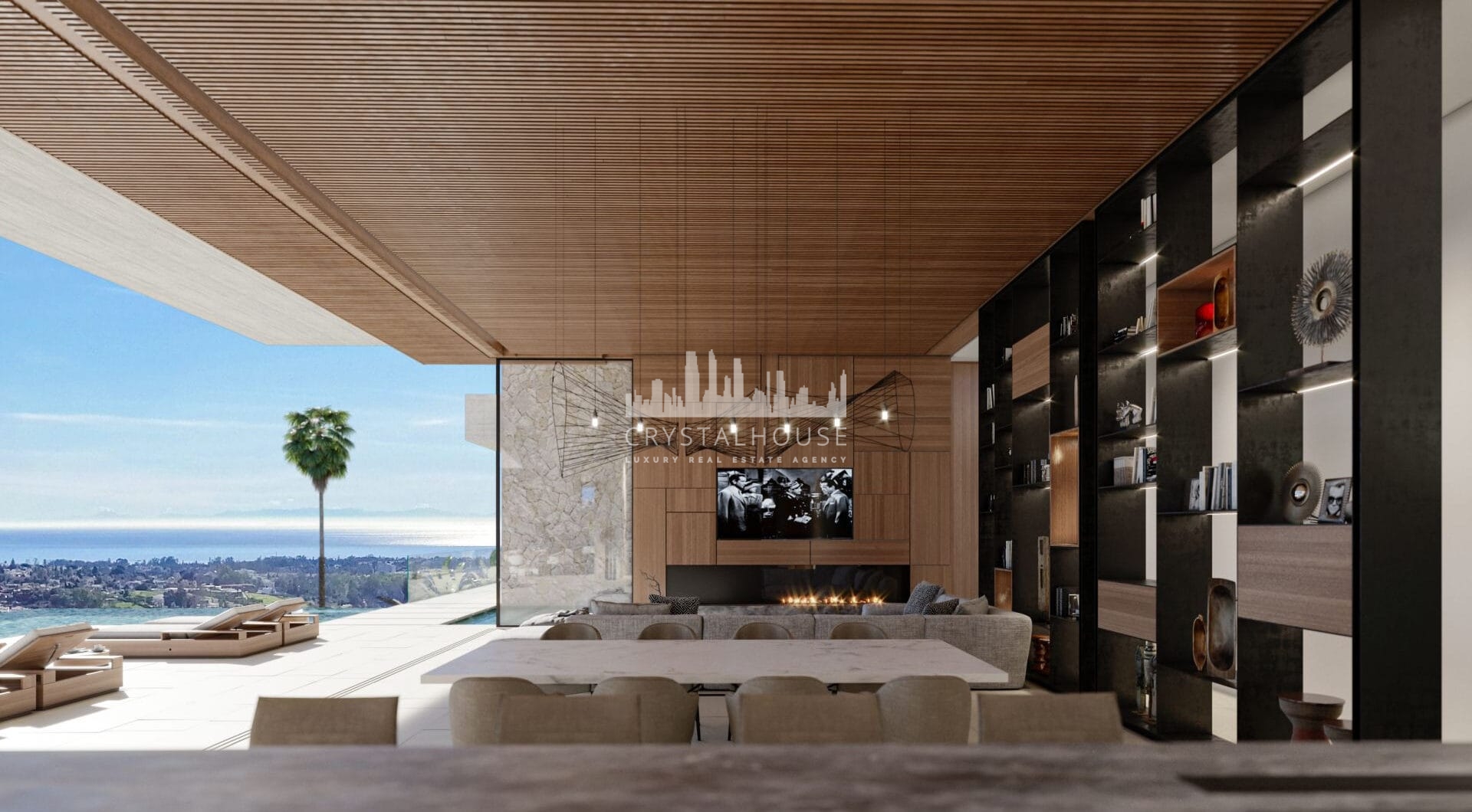 Set within the secure gates of El Herrojo Alto in Benahavís, Villa Bond offers a contemporary residence designed with both elegance and functionality in mind.