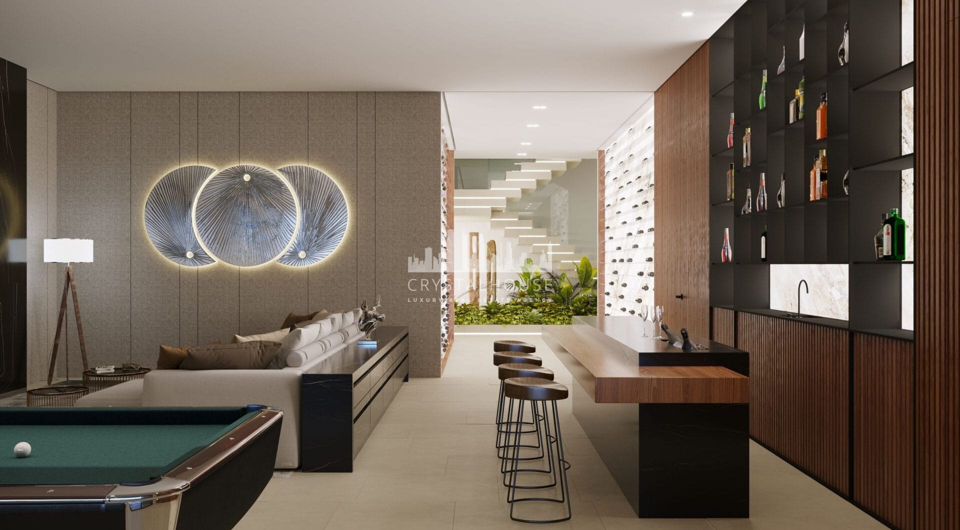 Set within the secure gates of El Herrojo Alto in Benahavís, Villa Bond offers a contemporary residence designed with both elegance and functionality in mind.