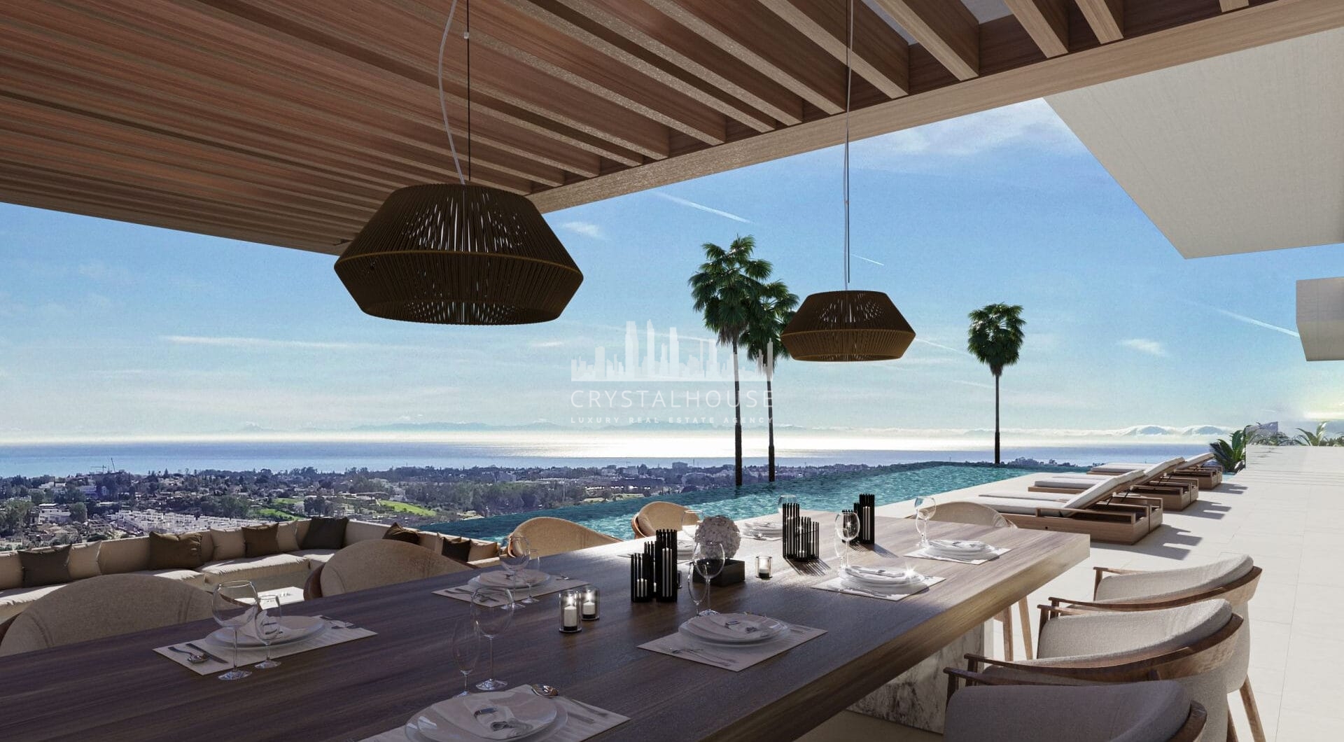 Set within the secure gates of El Herrojo Alto in Benahavís, Villa Bond offers a contemporary residence designed with both elegance and functionality in mind.