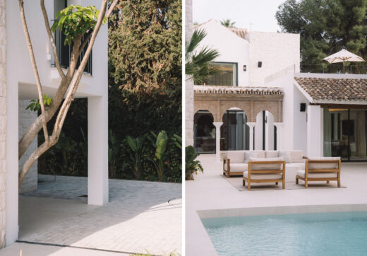 Villa Las Palmeras is a home that combines modern features with traditional details, creating a warm and inviting atmosphere.